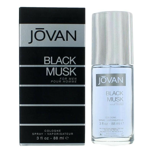Jovan Black Musk Eau De Cologne Spray 88ml