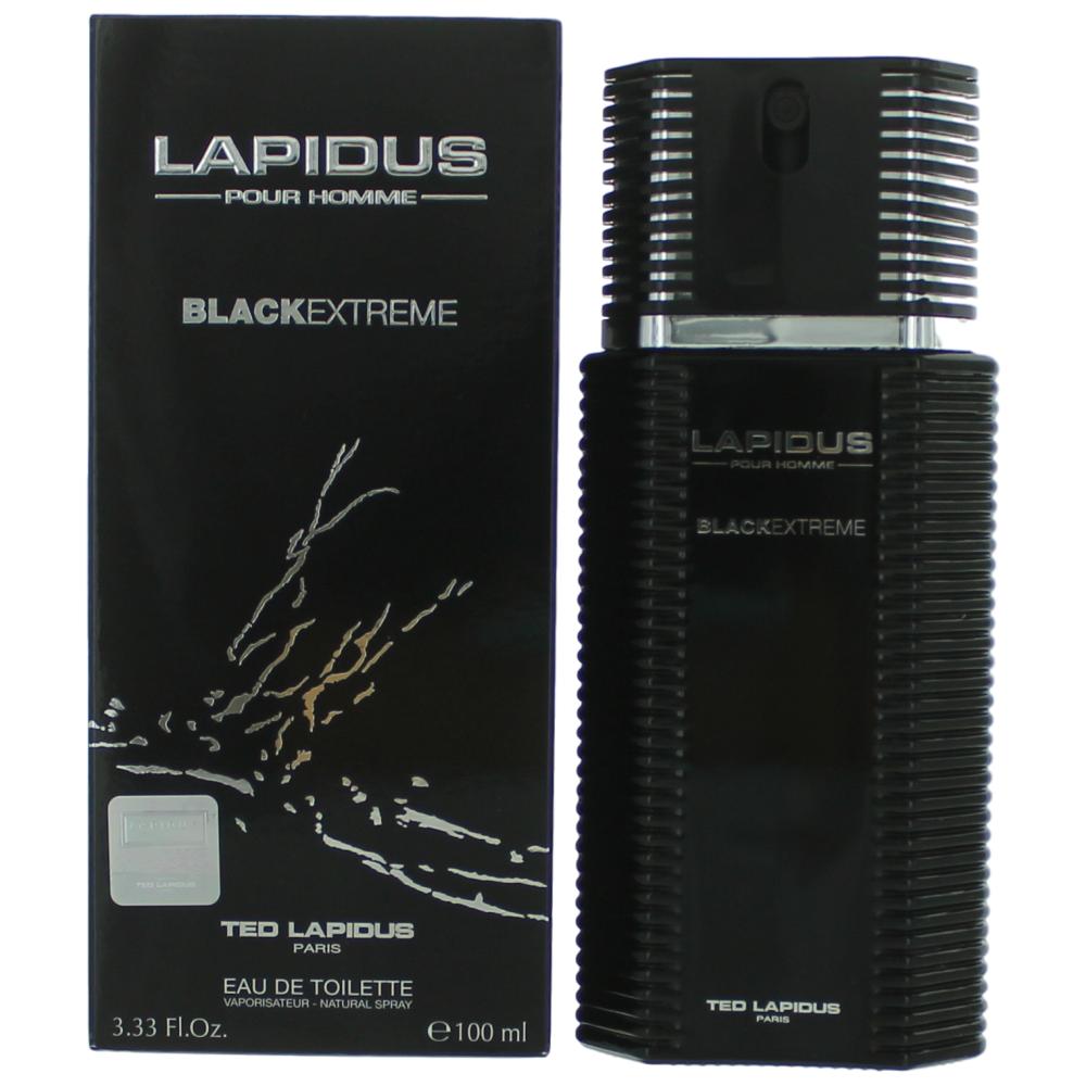 Ted Lapidus Lapidus Pour Homme Black Extreme 3.4 Ounce Eau de Toilette for Men