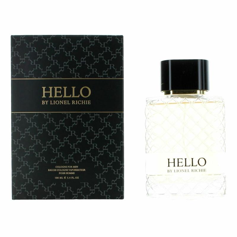 Lionel Richie Hello - Refreshing Fougère Blend with Warm Amber Notes Eau de Cologne 100ml pour homme