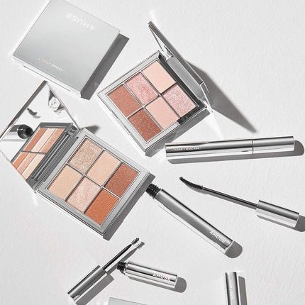 Amuse Eye Vegan Sheer Palette 6 Colors Eyeshadow Matt Shimmery Sheer Glitter Shades K - Beauty Natural Makeup 01 Sheer Nude - Maison des fragrances