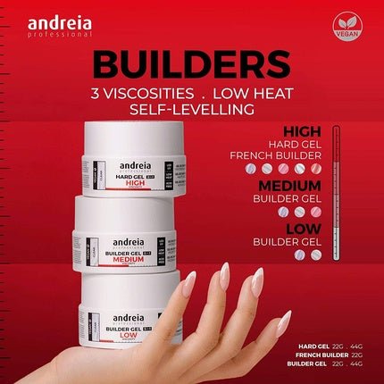 Andreia 3 - in - 1 Clear Construction Gel 22g Low Viscosity Vegan - Maison des fragrances