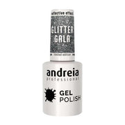 Andreia Glitter Gel Polish for UV/LED Lamp Color GG1 Silver Gray 10.5ml - Maison des fragrances