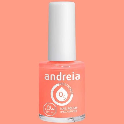 Andreia Halal Breathable and Water - Permeable Nail Polish B5 Pink - Red 10.5ml - Maison des fragrances