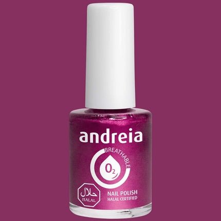 Andreia Halal Breathable Nail Polish Varnish Water Permeable B10 Green Shades of Blue 10.5ml - Maison des fragrances