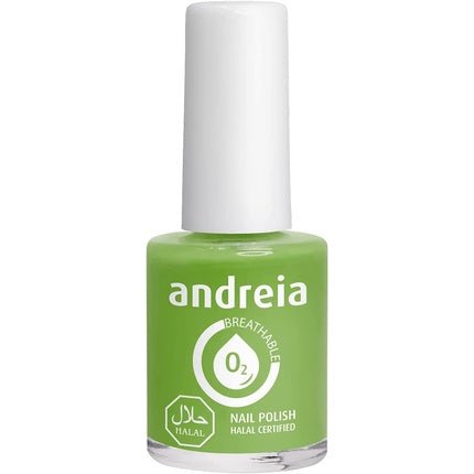 Andreia Halal Breathable Nail Polish Varnish Water Permeable B10 Green Shades of Blue 10.5ml - Maison des fragrances