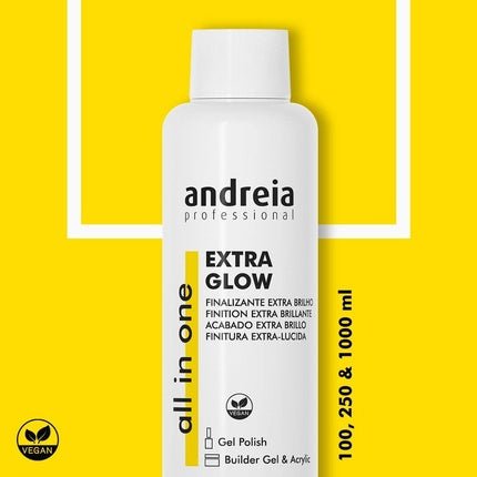 Andreia Professional Extra Glow Finish for Dipping, Gel Polish, Builder and Acrylic Nails - 1 Litre - Maison des fragrances