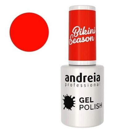Andreia Professional Gel Nail Polish Neon Redish Orange BK2 Bikini Collection - Maison des fragrances