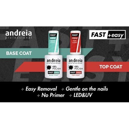 Andreia Professional Gel Top Coat for Nail Art Decoration with Glossy Finish 10.5ml - Maison des fragrances