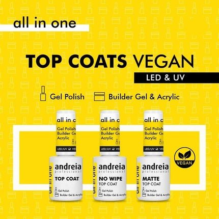 Andreia Professional Matte Top Coat for Gel Polish and Acrylic 10.5ml - Maison des fragrances