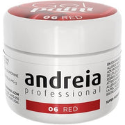 Andreia Professional Nail Art Design Gel Paint Pots Highly Pigmented Intense Colour No Flow High Viscosity UV Gel Paint for DIY Manicure Vegan 4g 06 Red - Maison des fragrances