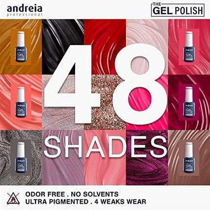 Andreia Professional The Gel Polish Solvent and Odor Free Gel Colour G14 Neon Pink - Maison des fragrances