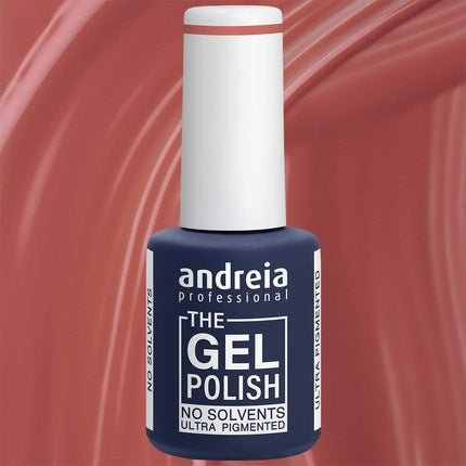 Andreia Professional The Gel Polish Solvent and Odor Free Gel Colour G18 Salmon Shades of Red - Maison des fragrances