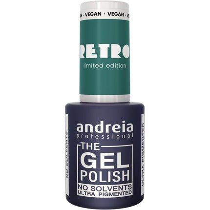 Andreia Professional The Gel Polish Solvent Free Gel Retro Limited Collection Colour RT1 Hypnotic Dark Turquoise - Maison des fragrances
