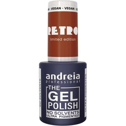 Andreia Professional The Gel Polish Solvent Free Gel RETRO Limited Collection Colour RT3 Timeless Terracotta Brown - Maison des fragrances