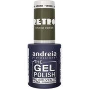 Andreia Professional The Gel Polish Solvent Free Gel RETRO Limited Collection Colour RT4 Elegant Olive Green - Maison des fragrances