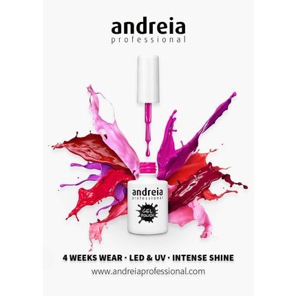 Andreia Semi - Permanent Nail Gel Polish Colour 221 Grey 10ml - Maison des fragrances