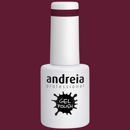 Andreia Semi - Permanent Nail Gel Polish for UV/LED Lamp Intense Shine and 4 weeks Lasting French Manicure Nail Gel Varnish Colour 297 Red Shades of Pink 10.5ml - Maison des fragrances
