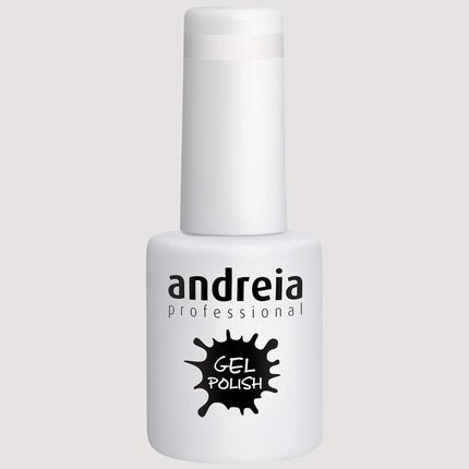 Andreia Semi - Permanent Nail Gel Polish for UV/LED Lamp Intense Shine and 4 weeks Lasting Varnish Colour 219 Milky White 10.5ml - Maison des fragrances