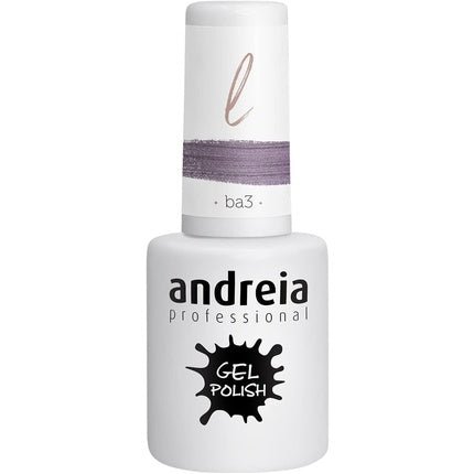 Andreia Semi - Permanent Nail Gel Polish for UV/LED Lamp Intense Shine and 4 weeks Lasting Varnish Colour BA3 Pink Glitter 10.5ml - Maison des fragrances