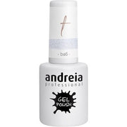 Andreia Semi - Permanent Nail Gel Polish for UV/LED Lamp Intense Shine and 4 weeks Lasting Varnish Colour BA6 Clear Glitter 10.5ml - Maison des fragrances