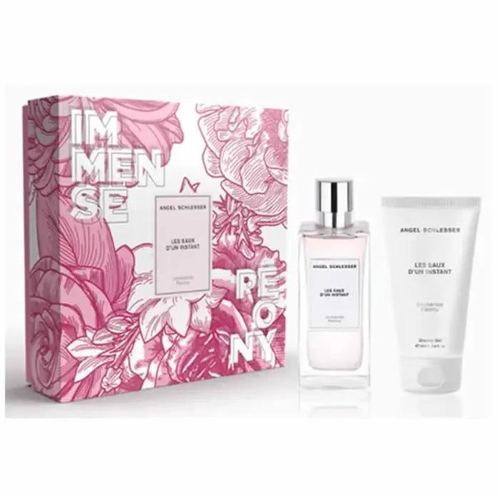 Angel Schlesser Les Eaux D'Un Instant Immense Peony Set Of 2 Pieces Coffret (Coffret) Homme 100ml - Maison des fragrances