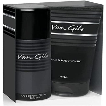 Van Gils Strictly for Men Deodorant Spray 150ml and Shower Gel 150ml - Gift Set Van Gils