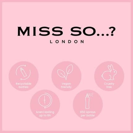 So… Miss So...? Womens Starlet Body Mist Fragrance Fruity Sweet Vanilla Eau de Toilette (EDT) Femme 150ml