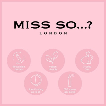 Miss So...? Womens Starlet Body Mist Fragrance Spray 150ml Fruity Sweet Vanilla So…