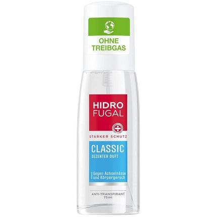 Hidrofugal Classic Spray 75ml Strong Anti-Transpirant Protection with Subtle Scent Hidrofugal