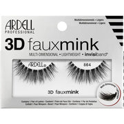 Ardell 3D Faux Mink False Eyelashes 864 Black Multi - Layered Extreme Curl Soft Ultra Luxurious Uneven Lengths Full Volume Long Length Vegan - Friendly - Maison des fragrances