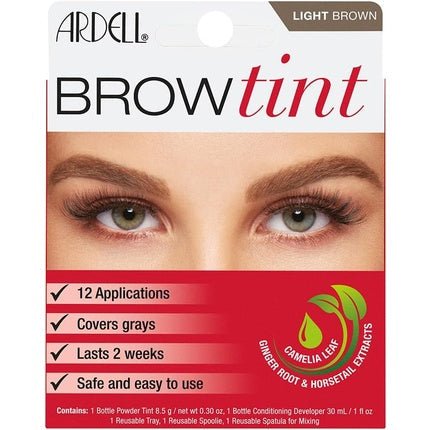 Ardell Brow Tint Semi - Permanent Dye Kit in Light Brown - Maison des fragrances