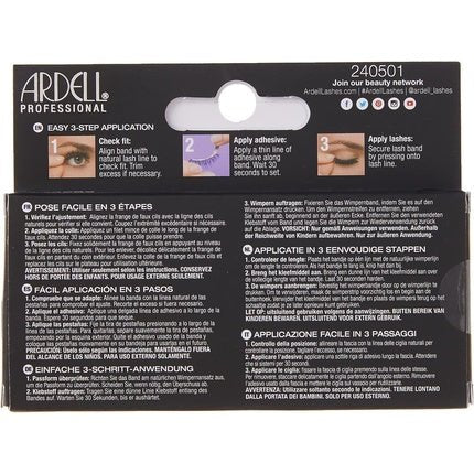 ARDELL Faux Mink 810 False Eyelashes Black 25g - Maison des fragrances