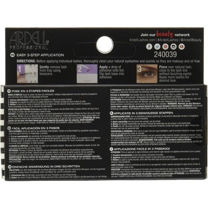 ARDELL Faux Mink Short Individual Black False Eyelashes 25g - Maison des fragrances
