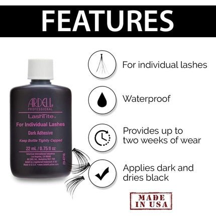ARDELL LashTite Adhesive Dark for Individual Lashes 22ml - Maison des fragrances