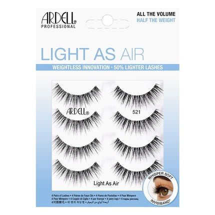 Ardell Light As Air 521 Lashes - Pack of 4 - Maison des fragrances