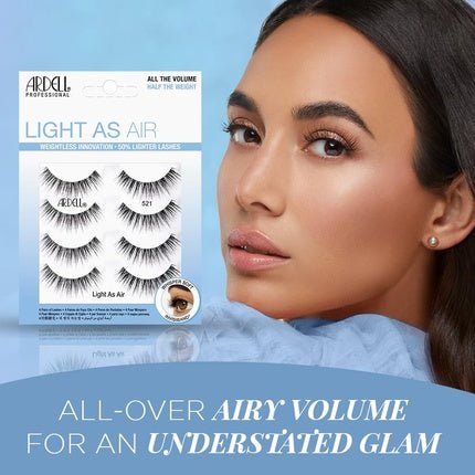 Ardell Light As Air 521 Lashes - Pack of 4 - Maison des fragrances