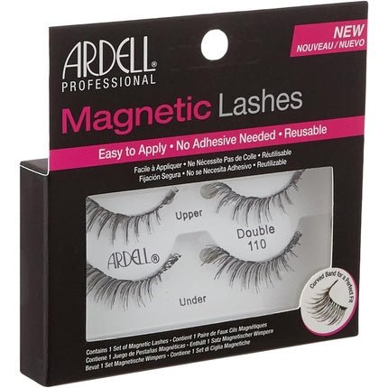 ARDELL Magnetic Double 110 Real Hair Magnetic Lashes with Magnetic Applicator - Vegan, Flexible, and Reusable - Maison des fragrances