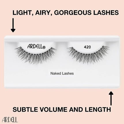 ARDELL Naked Lashes Real Hair Eyelashes Original Style 420 - Without Eyelash Glue - Maison des fragrances