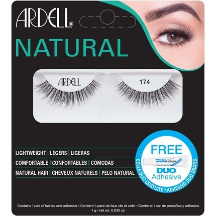 Ardell Natural 174 Lashes with DUO Black Adhesive - Maison des fragrances