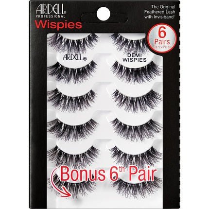 ARDELL Professional Demi Wispies Black Human Hair False Eyelashes 5 Pairs - Style G - Maison des fragrances
