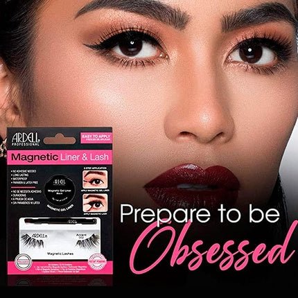 ARDELL Professional Magnetic Liner & Lash Original Style 110 with 1 Pair of Magnetic Eyelashes - Waterproof and Reusable with Real Hair - Maison des fragrances