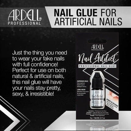 ARDELL Professional Nail Glue for Artificial Nails and Nail Tips 5g - Extra Strong and Fast Drying - Maison des fragrances