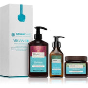 Arganicare Argan Oil & Shea Butter Gift Set - for hydration and shine - Maison des fragrances