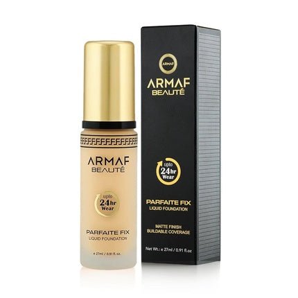 Armaf Beauté Parfaite Fix Liquid Foundation Makeup Water Resistant Lasts Up To 24 Hours Natural 27ml 0.91 fl.oz - Maison des fragrances