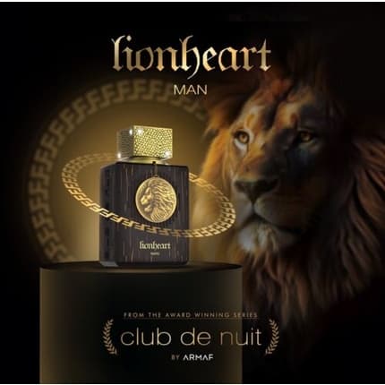 Armaf Club De Nuit Lionheart Eau de Toilette (EDT) Homme 100ml - Maison des fragrances