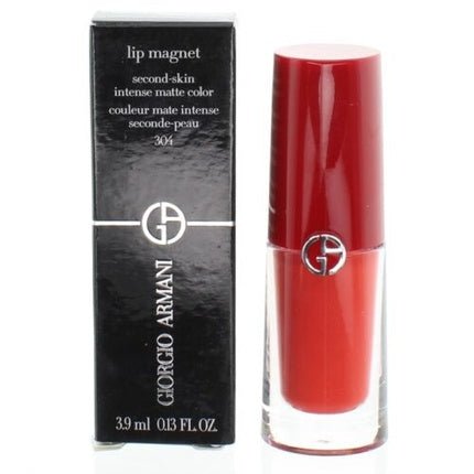 Armani - 'Lip Magnet Vibes' Liquid Lipstick 304 Scarlet - Maison des fragrances