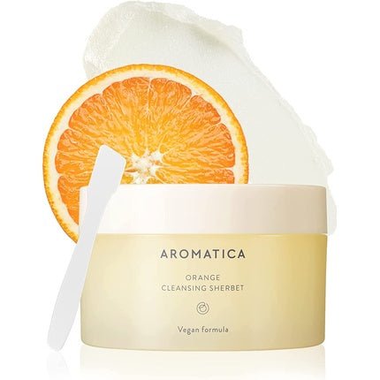 AROMATICA Orange Cleansing Sherbet 150g Makeup Removing Balm Vegan Cleanser - Maison des fragrances