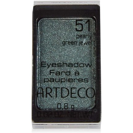 ARTDECO Eyeshadow Color - Intense Long - Lasting Silver, White, Pearl 1g - Shade 51 Pearly Green Jewel - Maison des fragrances