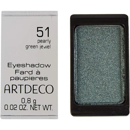 ARTDECO Eyeshadow Color - Intense Long - Lasting Silver, White, Pearl 1g - Shade 51 Pearly Green Jewel - Maison des fragrances
