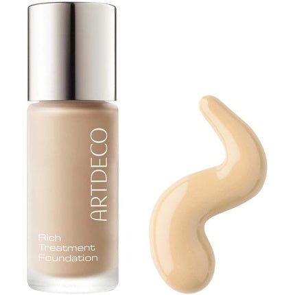 ARTDECO Rich Treatment Foundation Waterproof Liquid Cream Foundation 20ml 17 Creamy Honey - Maison des fragrances